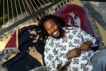 Ziggy Marley poses for photographs at his home in Beverly Hills, April 17, 2009.